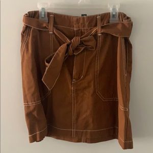 Brown Paper Bag Skirt